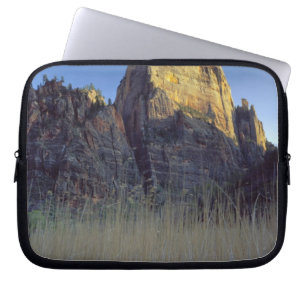 View from Virgin River flood plain, Zion Canyon Laptop Sleeve