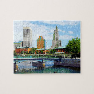 View from Waterplace Park, Providence, RI Jigsaw Puzzle