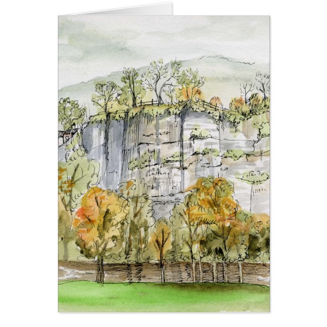 "View from Willersley Castle" Derbyshire, England (Front)