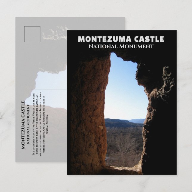 View from Window, Monument Castle National Monumen Postcard (Front/Back)
