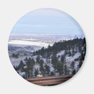 View from Windy Saddle Park, Golden, Colorado Magnet