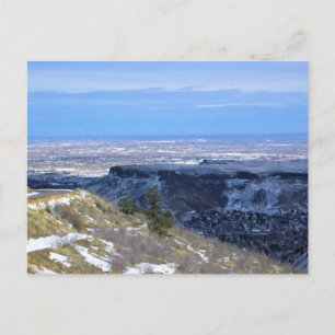 View from Windy Saddle Park, Golden, Colorado Postcard