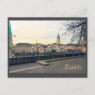 View from Zurich Postcard