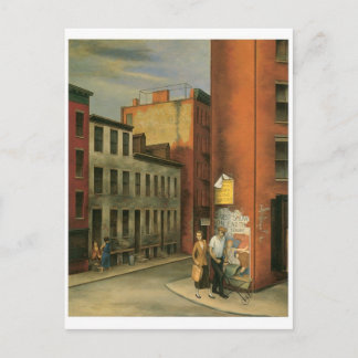 View in Chambers Street, New York City c. 1936 Postcard