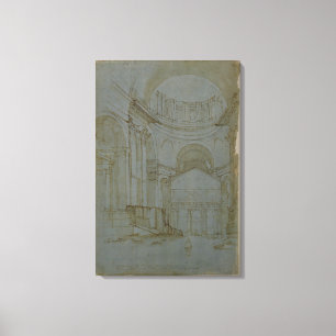 View in New St. Peter's in Rome Canvas Print