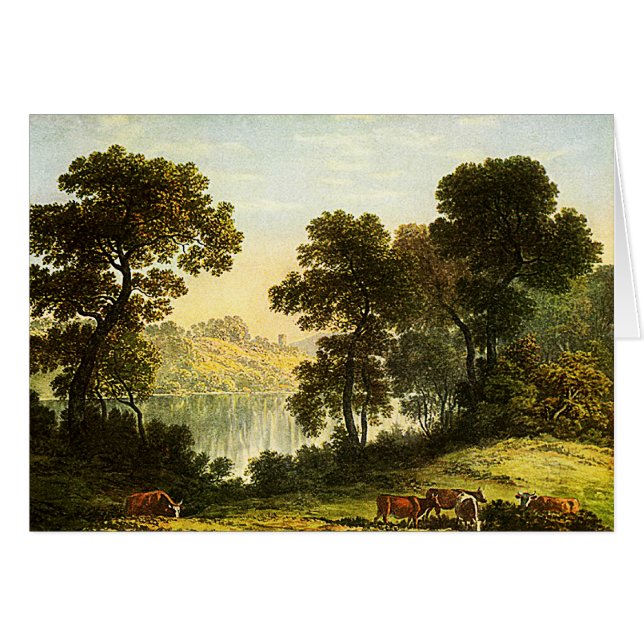 View in North Wales - Watercolor Painting Card (Front Horizontal)