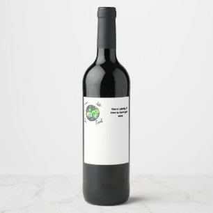 View Into The Soul - Ultrasound Wine Version Wine Label