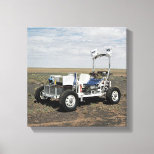 View of a 1-G Lunar Rover Vehicle Canvas Print