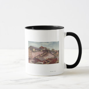 View of a Boat Landing and Pavillion Mug