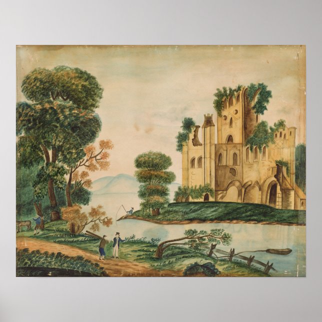 View of a castle poster (Front)