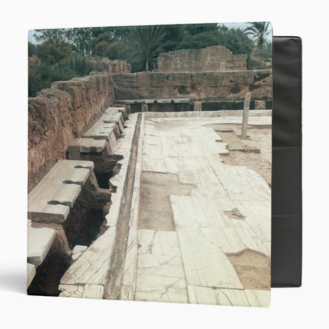 View of a communal lavatory binder (Front/Inside)
