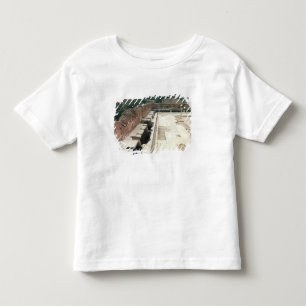 View of a communal lavatory toddler t-shirt
