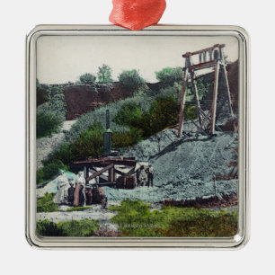 View of a Diamond MineOroville, CA Metal Ornament