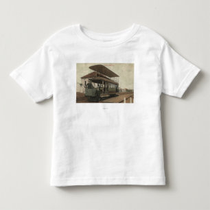 View of a Double Decker Cable Car Toddler T-shirt