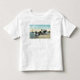 View of a Horse Cart Pulling in a Boat Toddler T-shirt