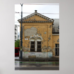 View Of A Neglected Old Building Poster