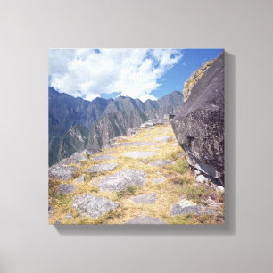 View of a precipice canvas print