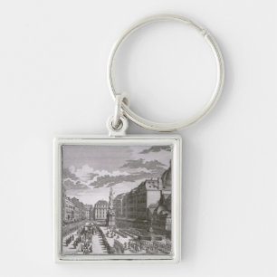 View of a procession in the Graben Keychain