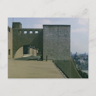 View of a roof arch from the west, built 1897-99 postcard
