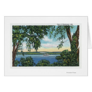 View of a Steamboat on the Lake