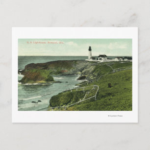 View of a US Lighthouse Postcard