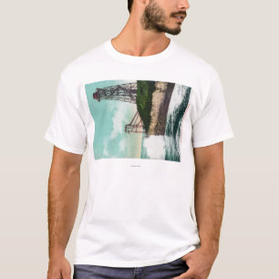 View of a Wave MotorSanta Cruz, CA T-Shirt