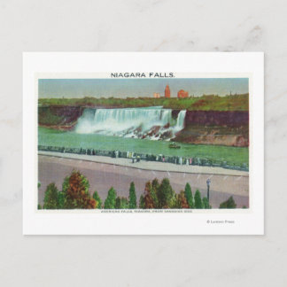 View of American Falls & Coast Postcard