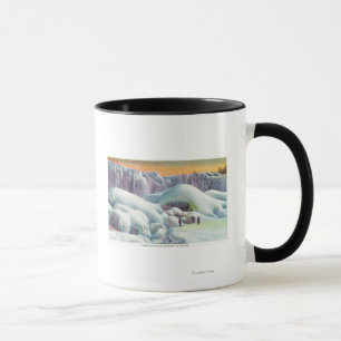 View of American Falls in Winter Mug
