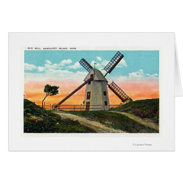 View of an Old Windmill (Front Horizontal)