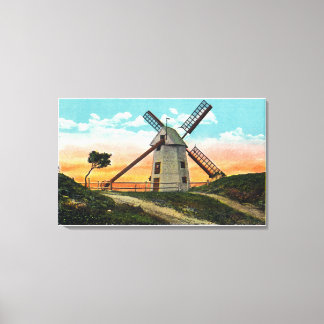 View of an Old Windmill Canvas Print