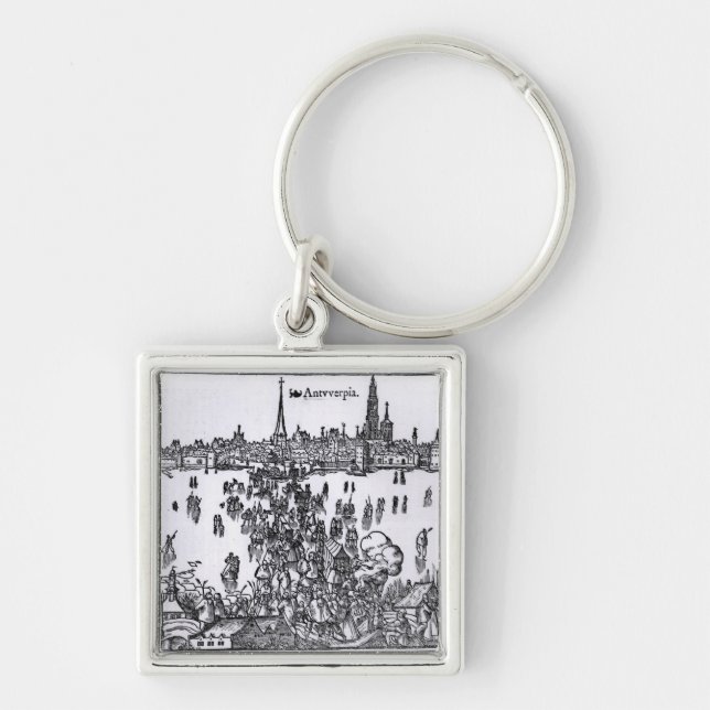 View of Antwerp Keychain (Front)