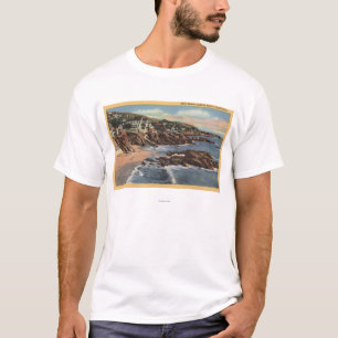 View of Arch Beach with Homes T-Shirt