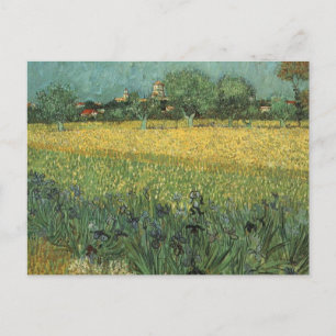 View of Arles with Irises Postcard