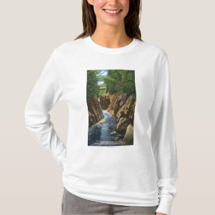 View of Ausable River Falls and Bridge T-Shirt