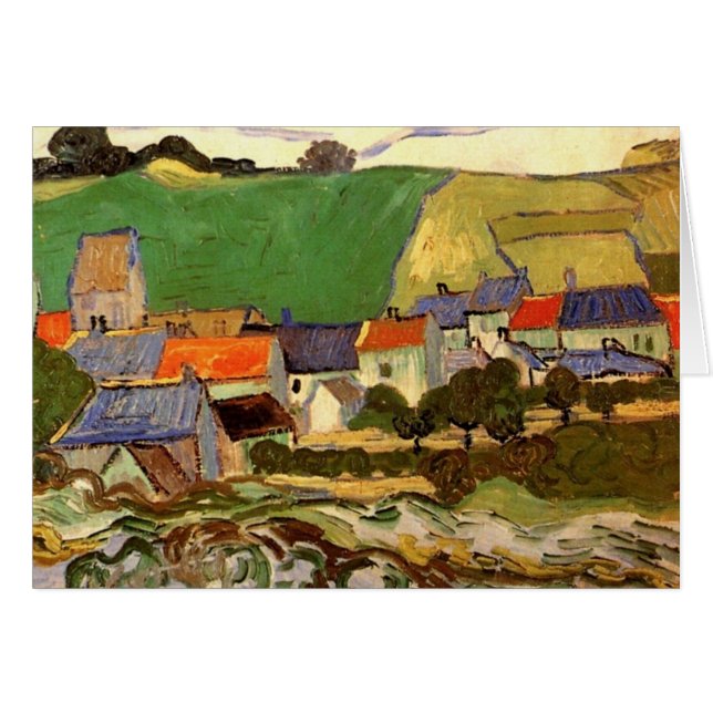 View of Auvers by Van Gogh (Front Horizontal)