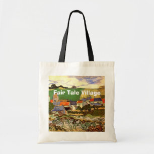 View of Auvers Vincent van Gogh. Tote Bag