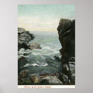 View of Bakers Island, Whales Gulch Poster