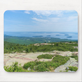 View of Bar Harbour from Cadillac Mountain Mouse Pad