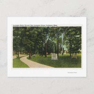 View of Battle Ground, now Lexington Green Postcard