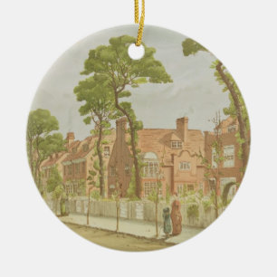 View of Bedford Park, 1882 (colour litho) Ceramic Ornament