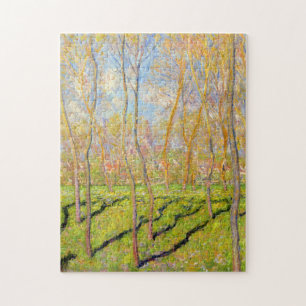 View of Bennecourt Monet Fine Art Jigsaw Puzzle