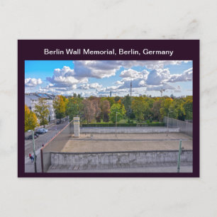 View of Berlin Wall Section, Germany Postcard