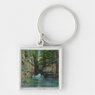 View of Boat Coming through the Flume Keychain