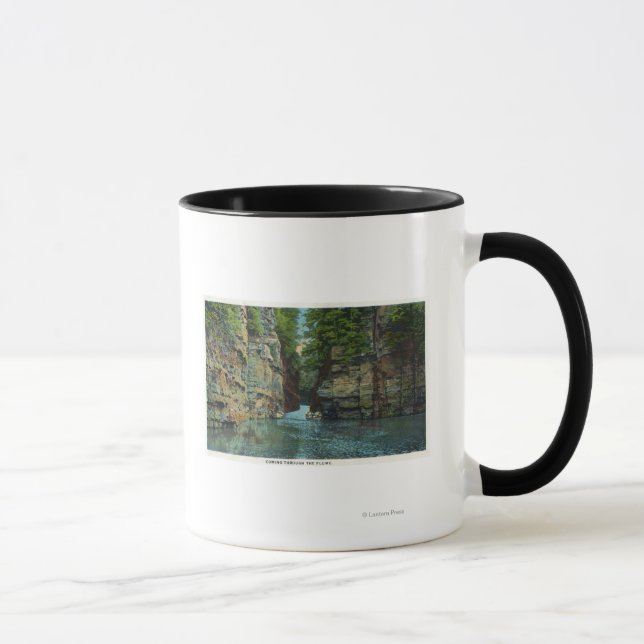 View of Boat Coming through the Flume Mug (Right)