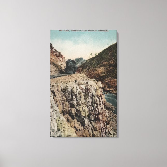View of Box Canon Train Canvas Print (Front)