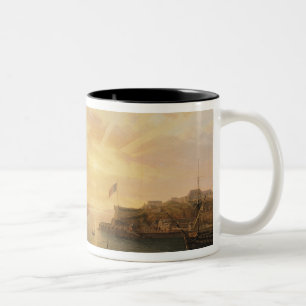 View of Brest Harbour, 1796 Two-Tone Coffee Mug