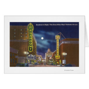 View of Broadway at Night