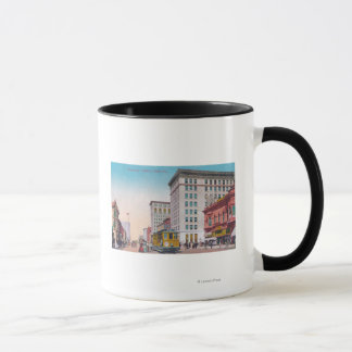 View of Broadway with Street CarOakland, CA Mug