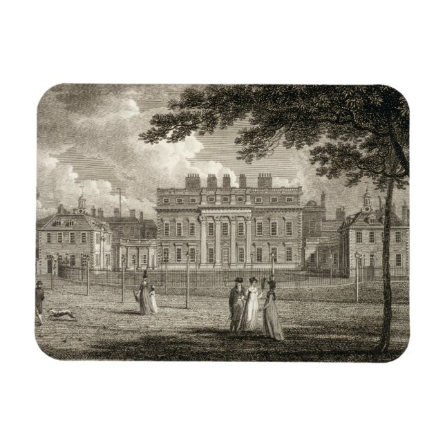 View of Buckingham House, engraved by W. Knight, p Magnet (Horizontal)