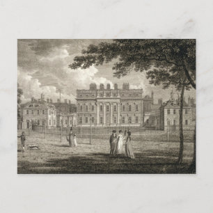 View of Buckingham House, engraved by W. Knight, p Postcard